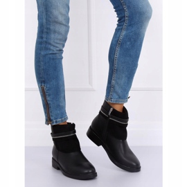 Cizme negre Chelsea pentru femei HFN-2276-2 Negre negru 1