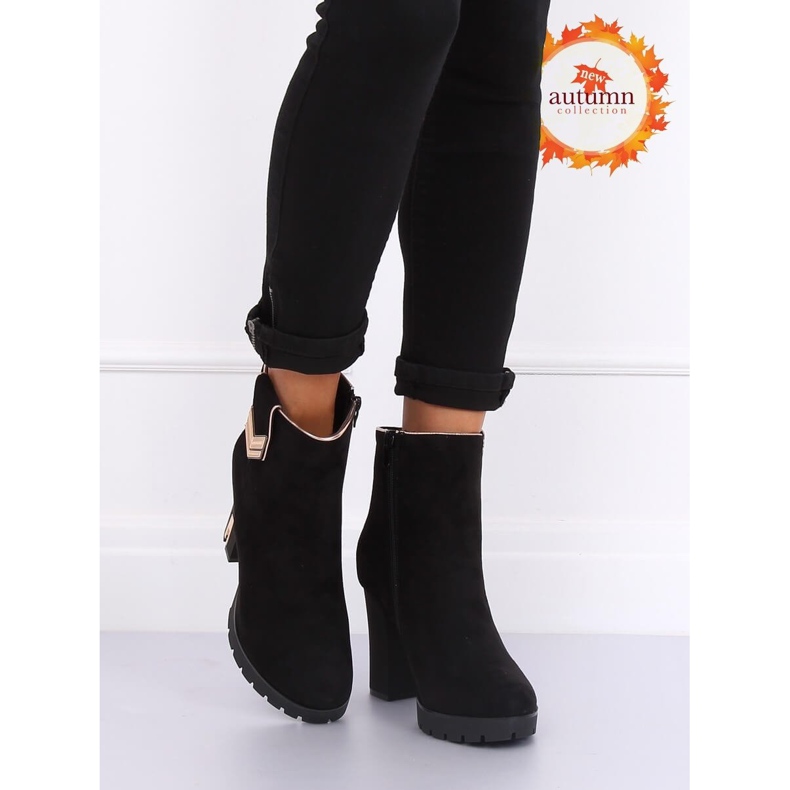 Tocuri înalte M319 negre negru 1