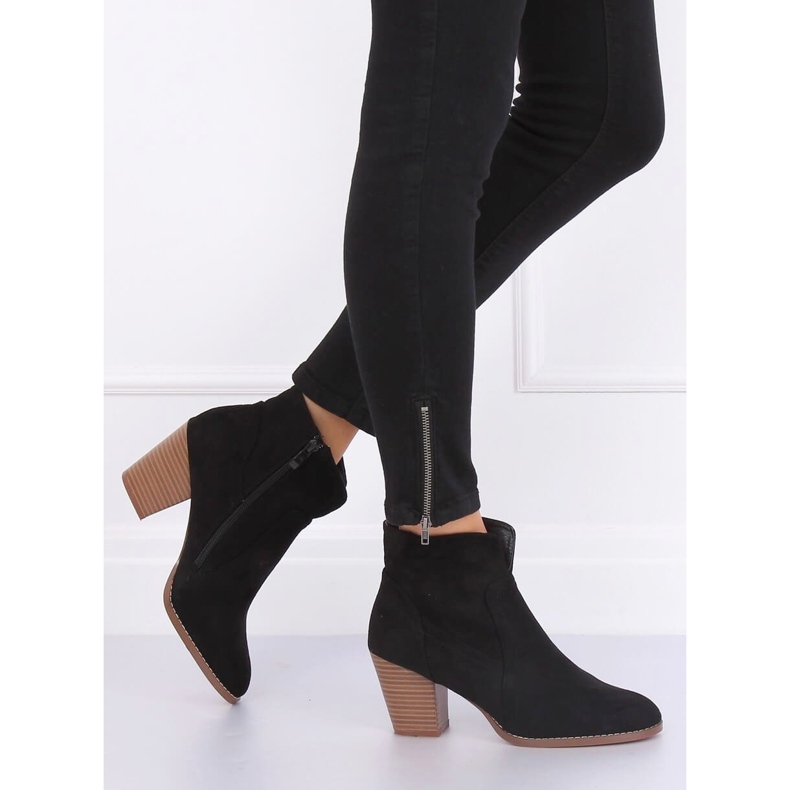 Cizme negre cu toc înalt YL96006 Negru 2 Cizme negre cu toc înalt YL96006 Negru 2