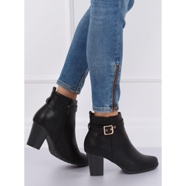 Cizme negre cu toc înalt F169 Negru 1