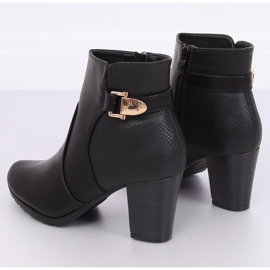 Cizme negre cu toc înalt F168 Negru 1 Cizme negre cu toc înalt F168 Negru 1