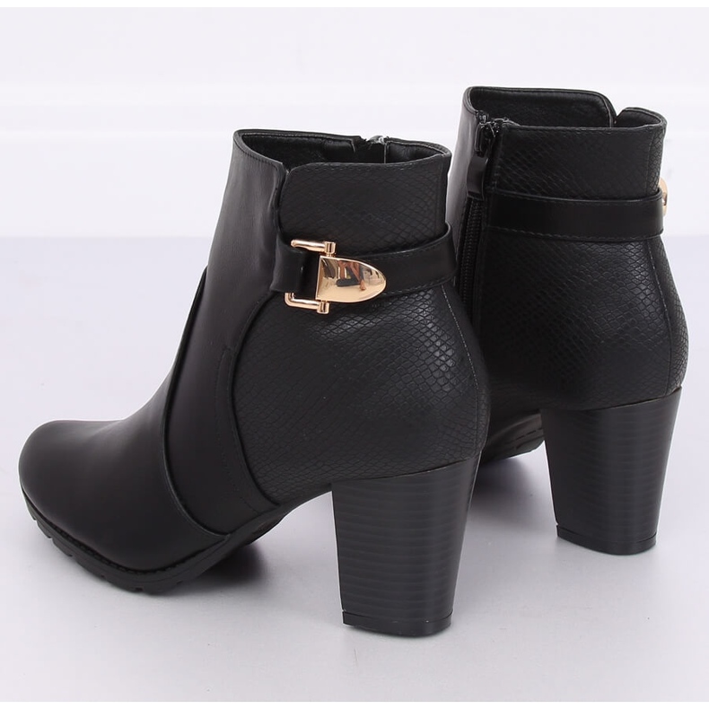 Cizme negre cu toc înalt F168 Negru 1 Cizme negre cu toc înalt F168 Negru 1