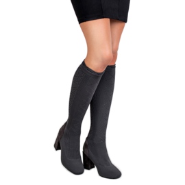 Seastar Cizme ajurate gri 1