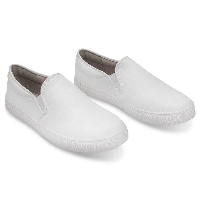 Adidasi clasici Slip On Q1-41 White alb 1