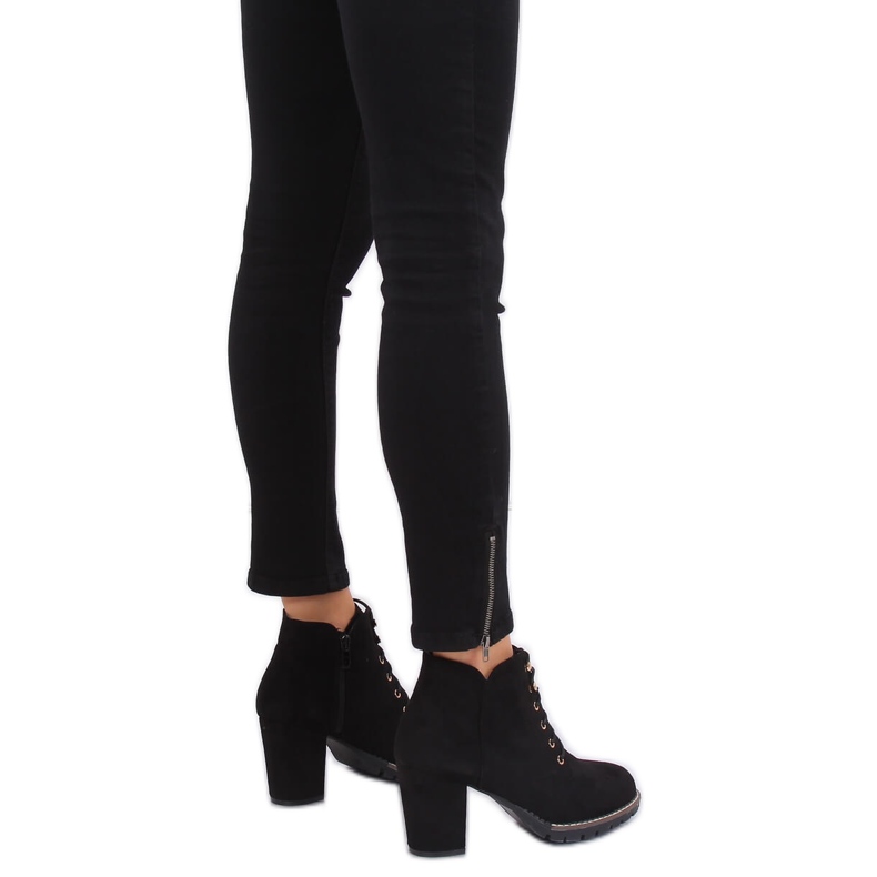 Cizme negre cu toc înalt 995-30 Negru 2