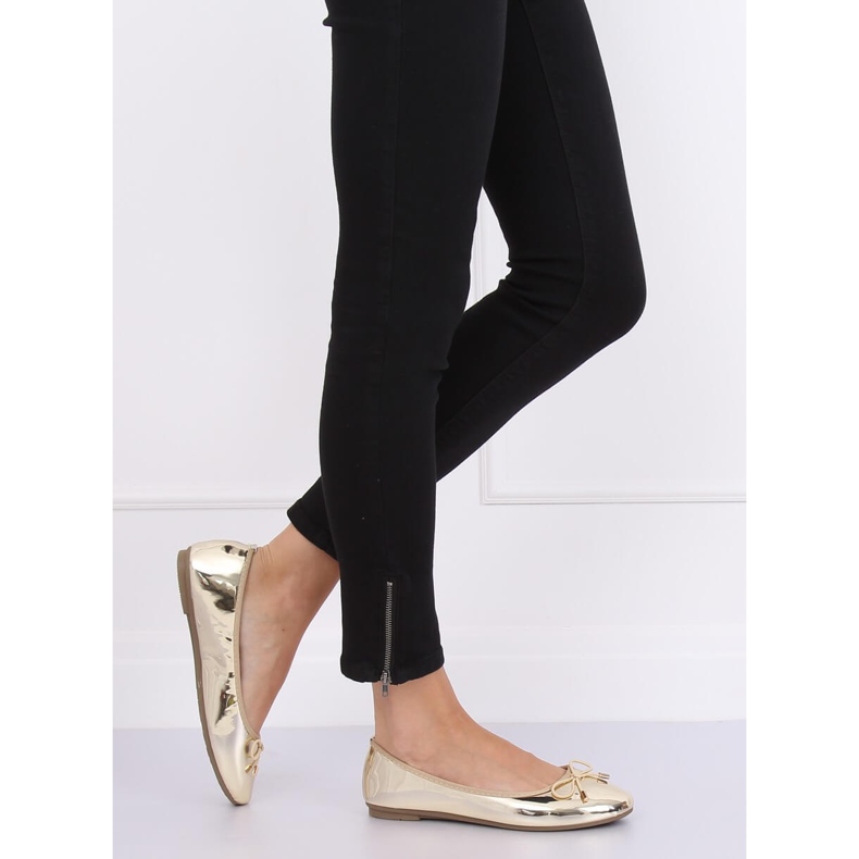 Balerini din aur metalic 9988-139 Aur de aur 2