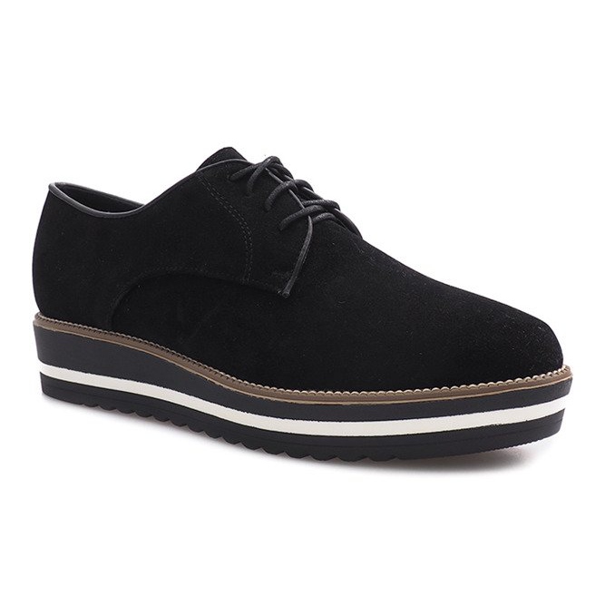 Pantofi cu șiret negru de la Paulette 1