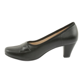 Pompe de piele pentru femei Gregors 570 Negru 2