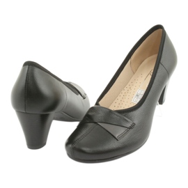 Pompe de piele pentru femei Gregors 570 Negru 4