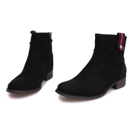 Ghete din piele de căprioară Jodhpur 8H8588 Negru 2