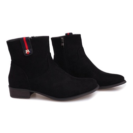 Ghete din piele de căprioară Jodhpur 8H8588 Negru 1