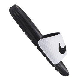 Nike Benassi Solarsoft Slide 705474-100 alb negru 1