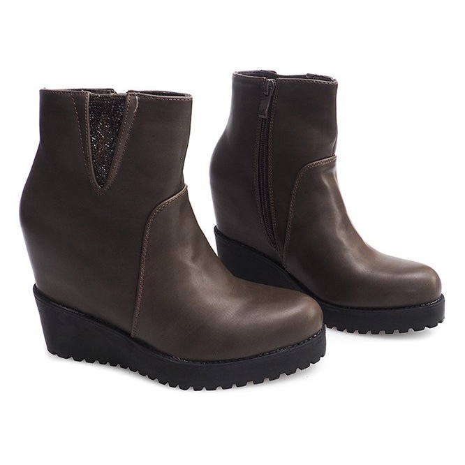 Pene 8E8505 Cizme de pene kaki multicolor 1