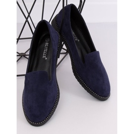 N90 Mocasini albastru bleumarin albastru marin 2