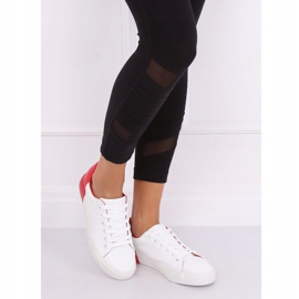 Adidași de damă albi și roșii A88-29 W-RED roșu 1