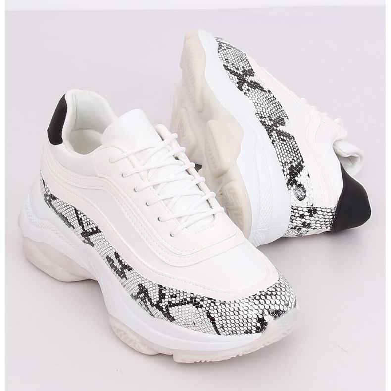 YY-02 Încălțăminte sport albă de șarpe albă multicolor 2 YY-02 Încălțăminte sport albă de șarpe albă multicolor 2