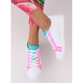 Adidași de damă W-3116 Fushia alb multicolor 2