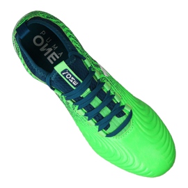 Ghete de fotbal Puma One 18.3 Syn Fg M 104870 03 verde verde 1 Ghete de fotbal Puma One 18.3 Syn Fg M 104870 03 verde verde 1