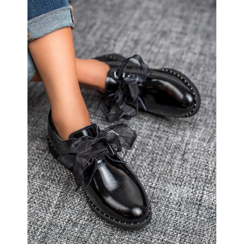 Filippo Pantofi lăcuți negri negru 1