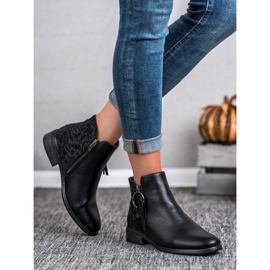 Filippo Cizme elegante cu fermoar negru 1