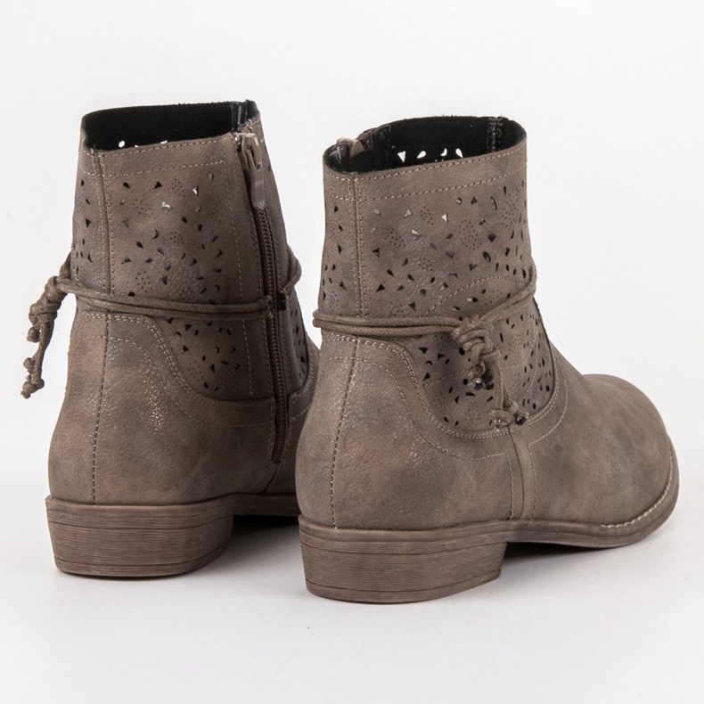 Groto Gogo Cizme de dama deschise multicolor verde 2