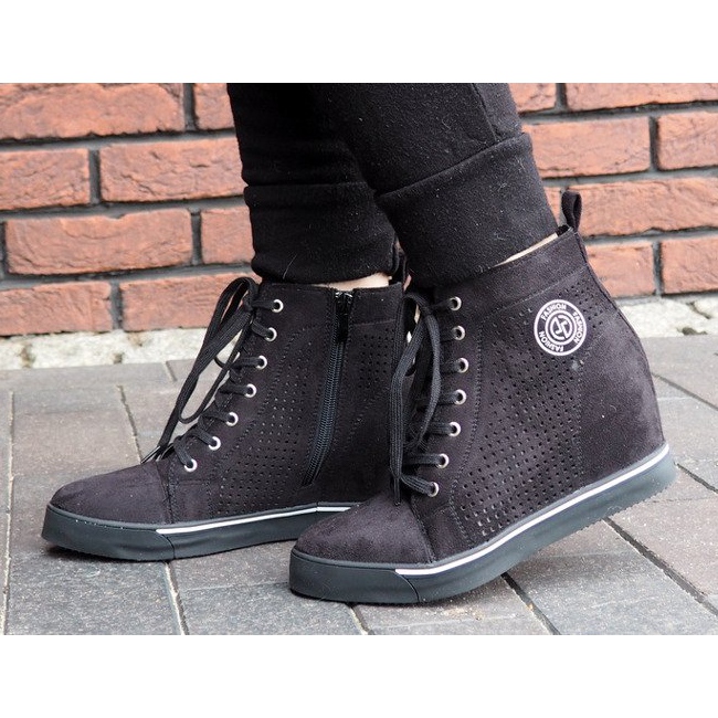 Adidași ajurati XW36236 Negru 2