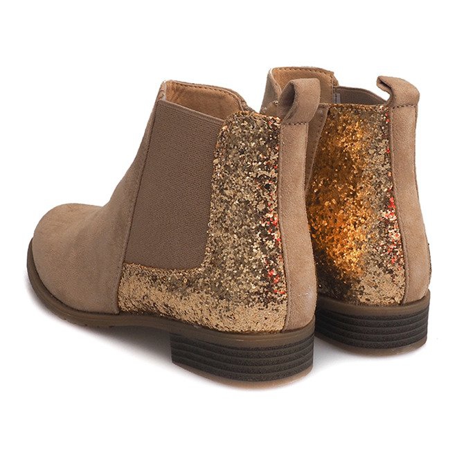 Ghete din piele de căprioară Jodhpur C178 Bej 1