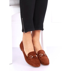 Mocasini de damă cărămidă 99-259 D.ORANGE maro 2