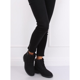 Cizme negre din lemn pentru femei W-3033 Negre negru 2