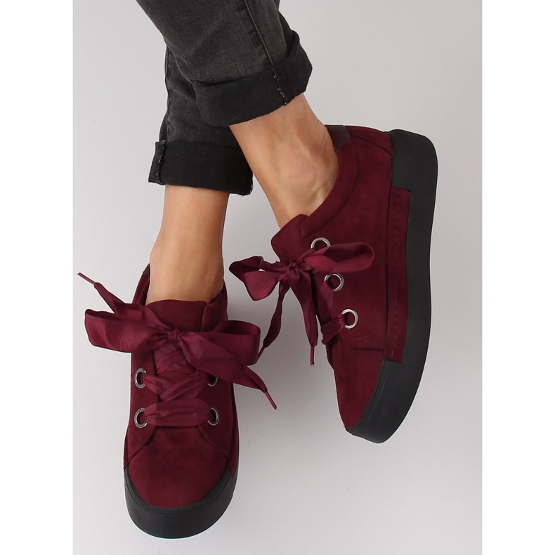 Adidași pentru femei Maroon 1018 Wine II-GAT roșu 2 Adidași pentru femei Maroon 1018 Wine II-GAT roșu 2