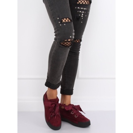 Adidași pentru femei Maroon 1018 Wine II-GAT roșu 1 Adidași pentru femei Maroon 1018 Wine II-GAT roșu 1