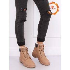 Cizme din lemn pentru femei, bej și roz, 1121-PA Pink 1 Cizme din lemn pentru femei, bej și roz, 1121-PA Pink 1