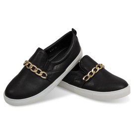 Adidași Slip On L-57 Negru 1