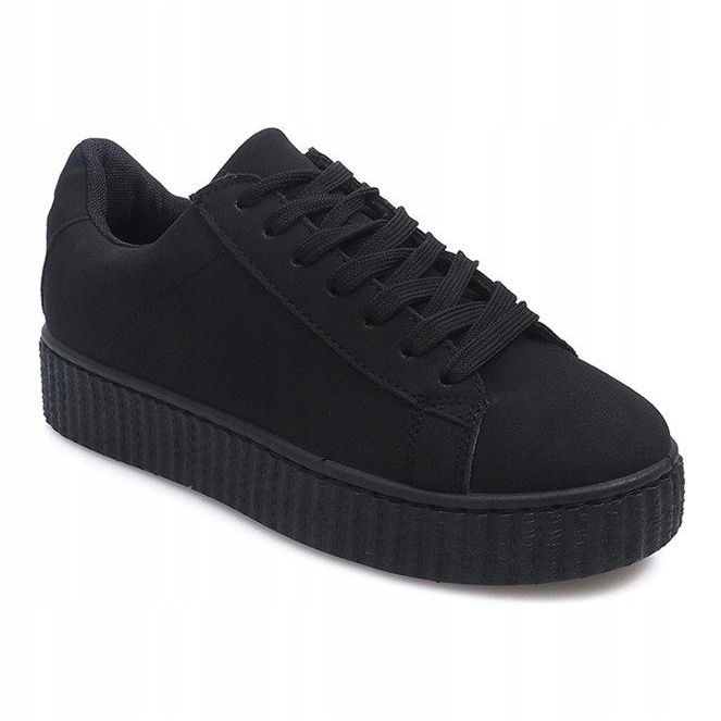 Creepers Boots On MB-1 Black Platform negru 2