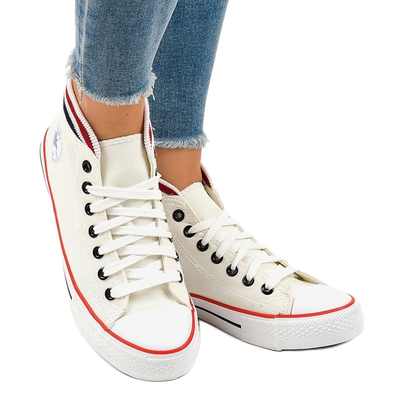 Adidași clasici cu șiret alb, W01 1