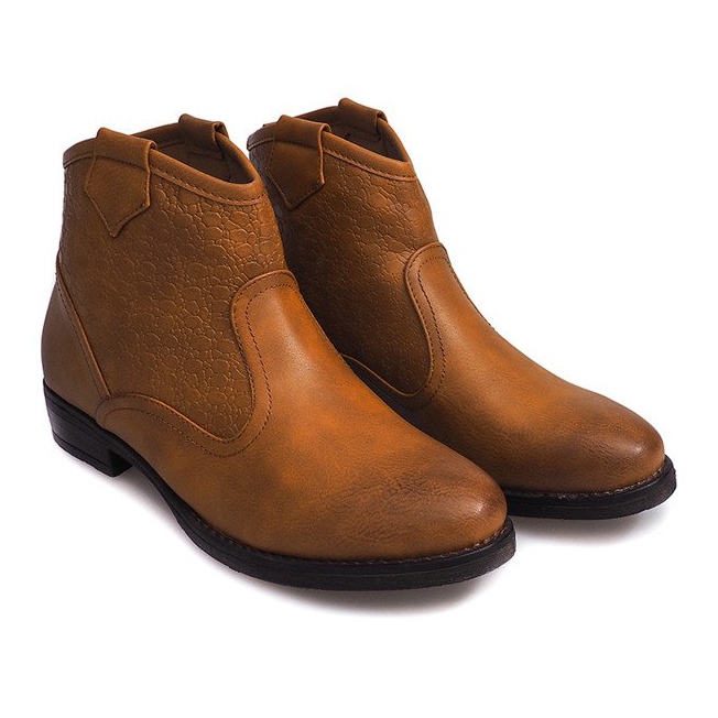 Încălțăminte scăzută Cowboy Boots 248PA Camel maro 1