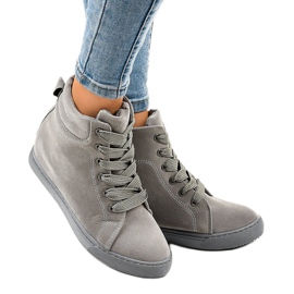 Adidași gri pe pană TL50-3 2