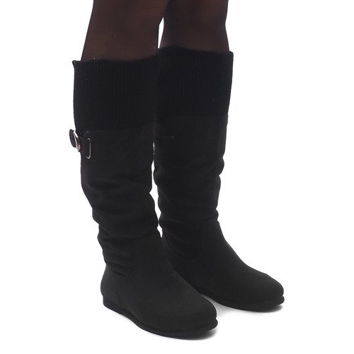 Cizme Saszki Boots SH11-094 Negru 2