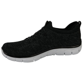 Pantofi Skechers Empire W 12418-BKW negru 1