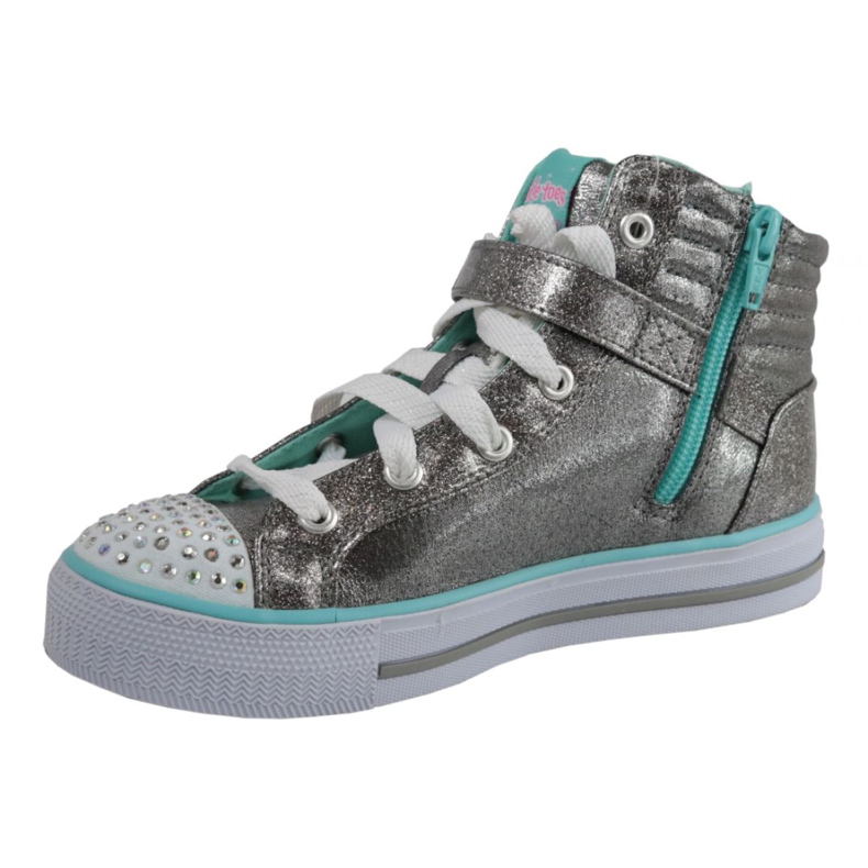 Pantofi Skechers Shuffles Jr 10712L-GUTQ gri 1