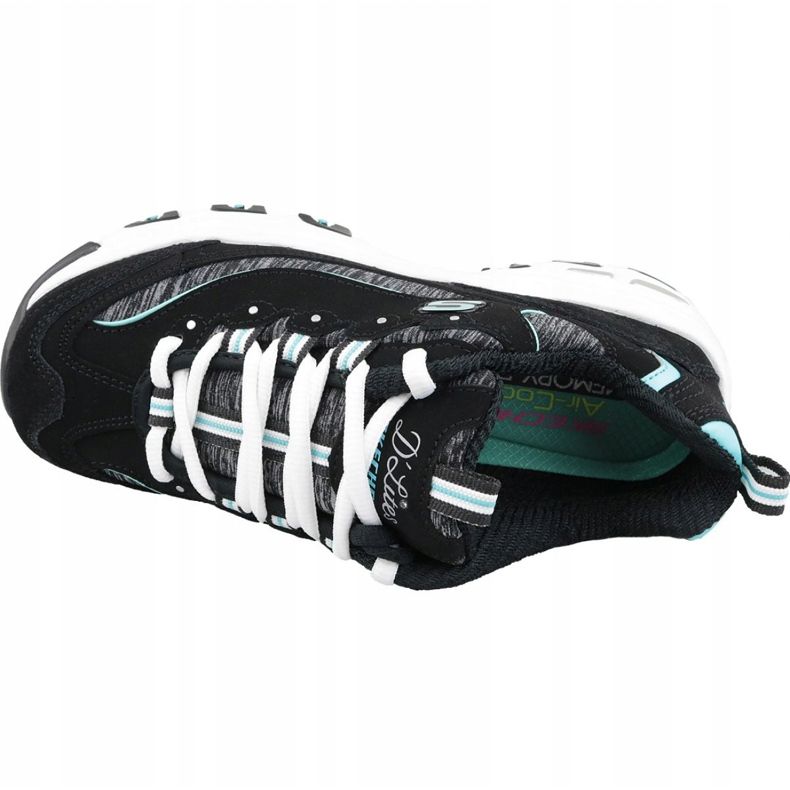 Pantofi Skechers D'Lites W 11936-BKTQ negru 2