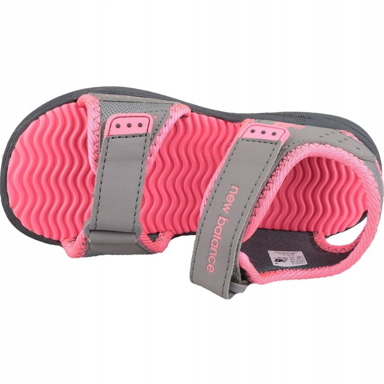 Sandale gri New Balance Jr K2004PKG roz 2 Sandale gri New Balance Jr K2004PKG roz 2