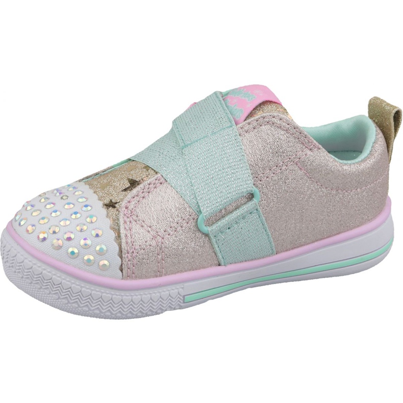 Pantofi Skechers Twinkle Play Jr 20138N-GDMT multicolor galben 1