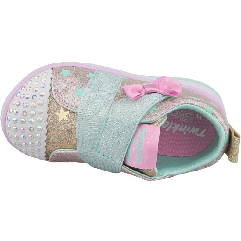 Pantofi Skechers Twinkle Play Jr 20138N-GDMT multicolor galben 2