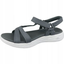 Sandale gri Skechers On The Go 600 15316-CHAR 1