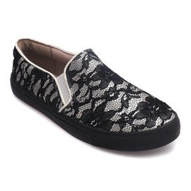 Slip Slip Slip Lace Q10 White alb negru 1