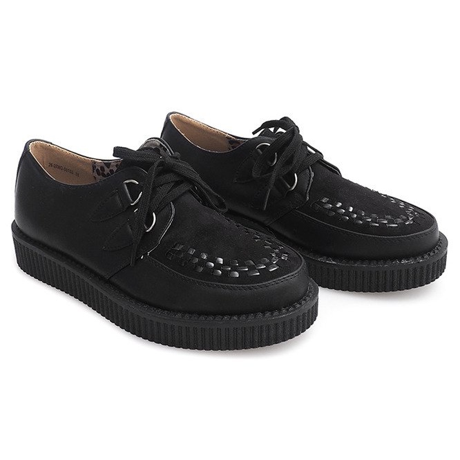 Creepers Boots On Platform 061ss Negru 1