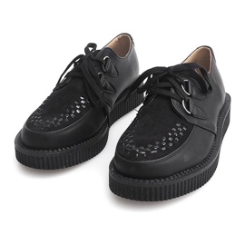 Creepers Boots On Platform 061ss Negru 3