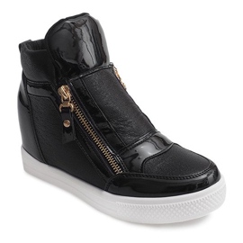 Adidași cu toc VT-69 Negru 1