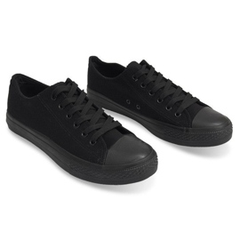 Adidași Conwersy 15086 BLACK / BLACK negru 2